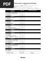 Protocolo Test Bender para Adultos | PDF