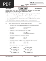 JUNE 2013: Code: AE74 Subject: VLSI DESIGN