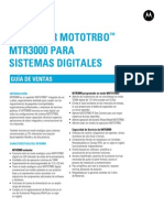 Motorola Mtr3000 Mototrbo Repeater Sales Guide Es 111810