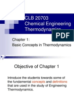 Chapter 1 - Basic Concepts in Thermodynamics