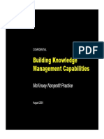 Building Knowledge Management Capabilities