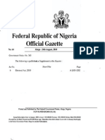 Nigeria Electoral Act 2010 Key Amendments