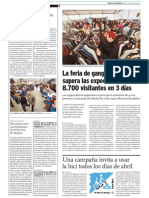 30diasenbici en el Diario de Burgos