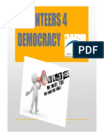 467 Volunteers For Democracy Presentation