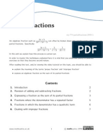 Partial fractions techniques