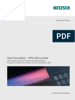 Heat Flow Meter - HFM 436 Lambda: Analyzing & Testing