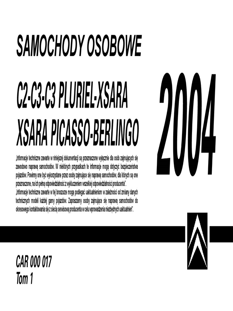 Citroen C3 Instrukcja Obsługi Po Polsku