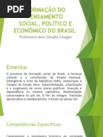 Formação Do Pensamento Social, Político e Econômico Do Brasil