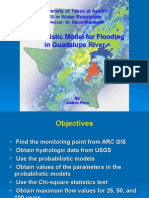 Probabilistic Model For Flooding in Guadalupe River: University of Texas at Austin GIS in Water Resources