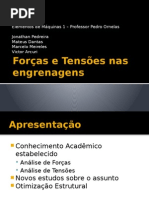 Forças e Tensões Nas Engrenagens