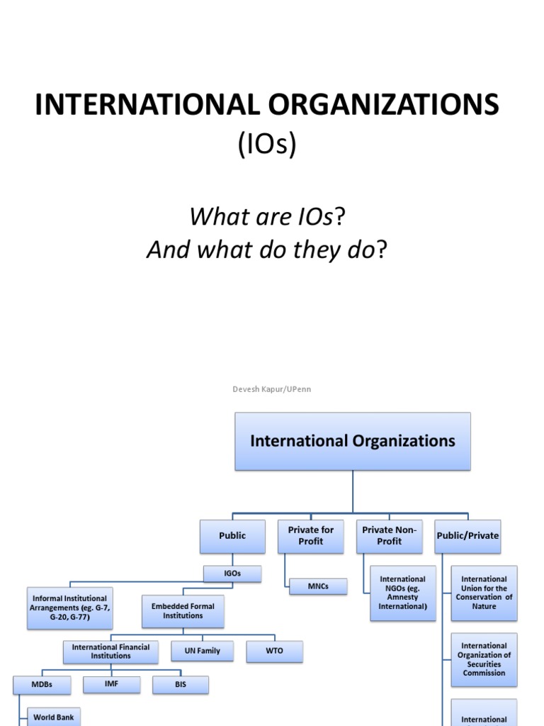 India's Role in International Organizations | PDF | World Trade ...