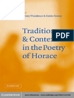 Traditions and Contexts in The Poetry of Horace