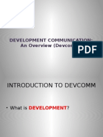 Development Communication - An Overview Lecture 1