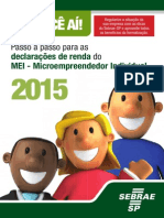 Cartilha MEI Imposto Renda 2015