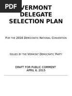 Download 2016 VDP Delegate Selection Plan by Vermont Democratic Party SN261053444 doc pdf