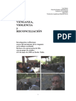 VENGANZA, VIOLENCIA y RECONCILIACIÓN