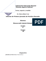 Informe de Primera Jornada de Práctica Docente