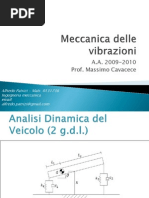 Esercitazioni Dal Corso Di Meccanica Delle Vibrazioni