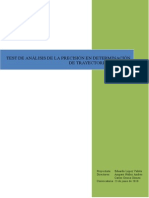 Test de Análisis de La Precisión en Determinación de Trayectorias Con GPS