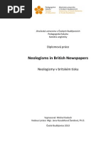 Download Michal Kadoch - Neologisms in British Newspapers by Anna Masliy SN261062984 doc pdf