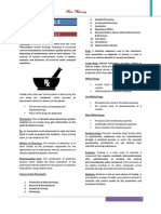 Pharmacy Overview