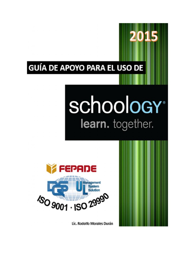 Guía De Schoology Pdf Cuestionario Hipervínculo