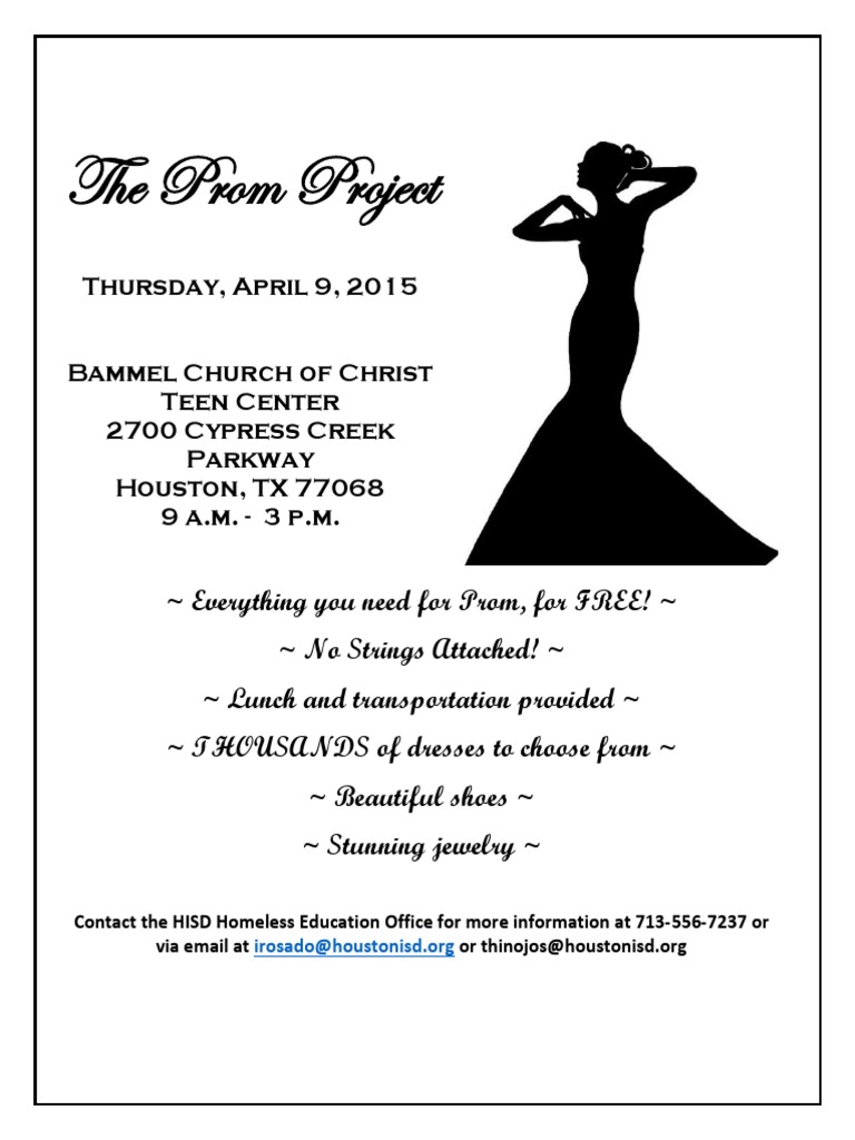 Free Prom Dress Event in Houston | PDF