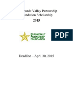 rgv scholarship application revised