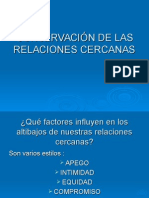 Conservaciã - N de Las Relaciones Cercanas