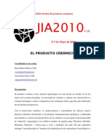 JIA2010 SESIÓN Nº8 (El producto cerámico)