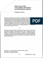 Bieda, Esteban E._el Placer de Ser Feliz. Notas Sobre Los Posibles Antecedentes Peripatéticos Del Hedonismo Epicúreo_Nova Tellus, 23, 1_2005!99!148