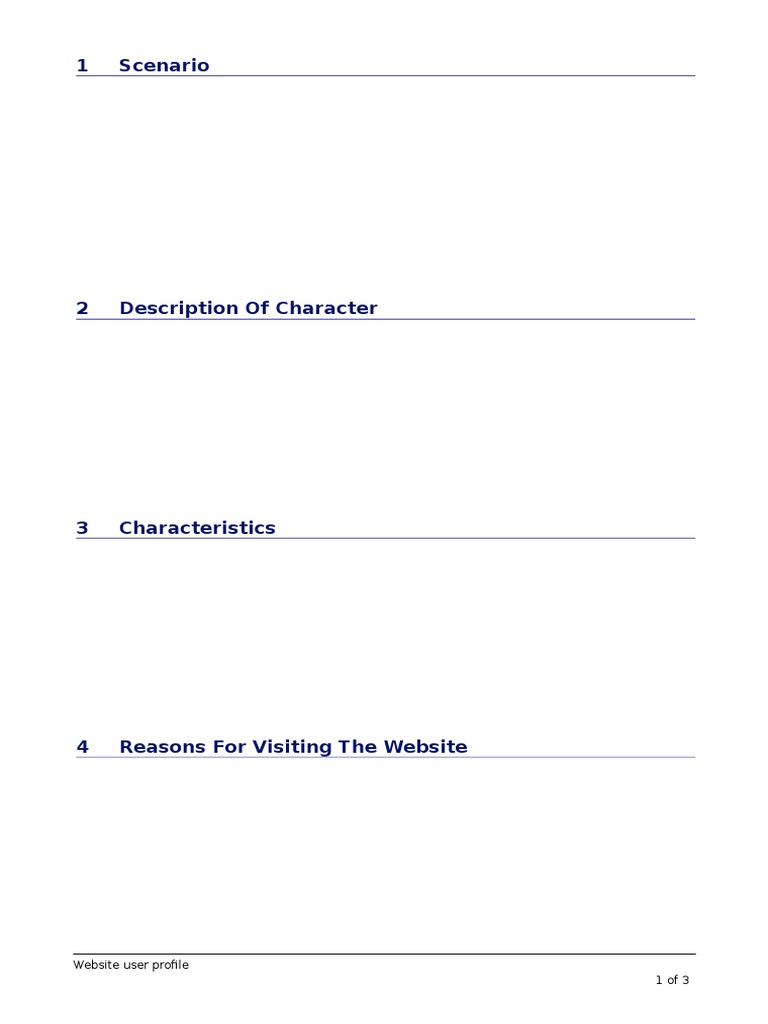 User Profile and Persona Development Guide | PDF | Business | Art
