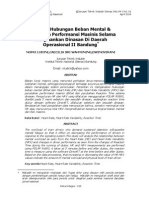 Analisis Hubungan Beban Mental & Perubahan Performansi Masinis Selama Menjalankan Dinasan Di Daerah Operasional II Bandung