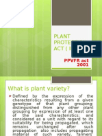 Plant Varieties in IPR 