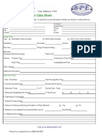 Flame Arrestor Data Sheet (Flame Arrestor Data Sheet)