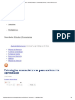 Estrategias Mnemotécnicas para Acelerar Tu Aprendizaje - DuplicaTuMemoria