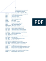 SAP Security Tables & Tcodes