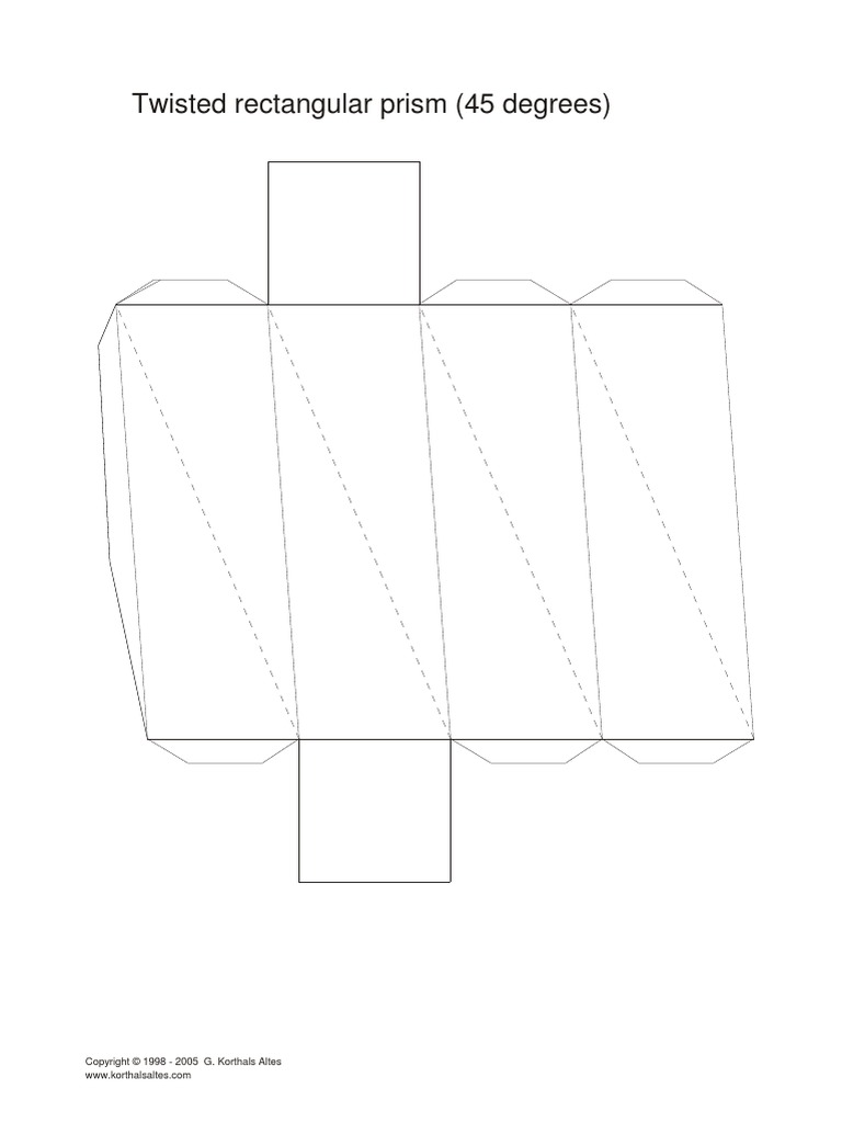Twisted Rectangular Prism | PDF