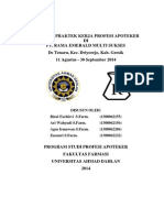 #Laporan Praktek Kerja Profesi Apoteker PDF