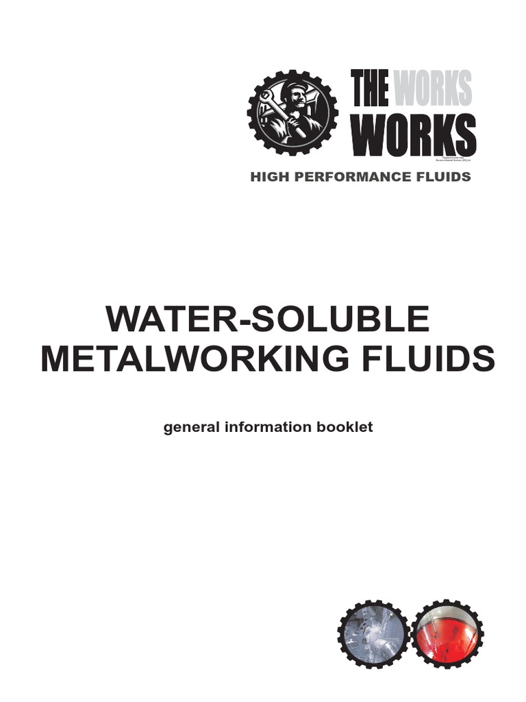 Water-Soluble Metalworking Fluids - General Information Booklet | PDF ...