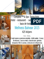 Oferta Wellness Balnear