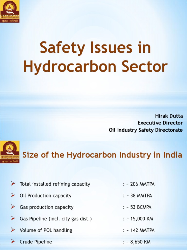 Hirak Dutta Executive Director Oil Industry Safety Directorate PDF