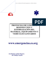Manual de Desinfeccion Ambulancia