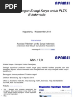 Download Pengembangan Energi Surya Untuk PLTS Di Indonesia - APAMSI Nurrachman b by Diean Anggraeni Sunardi SN261106083 doc pdf