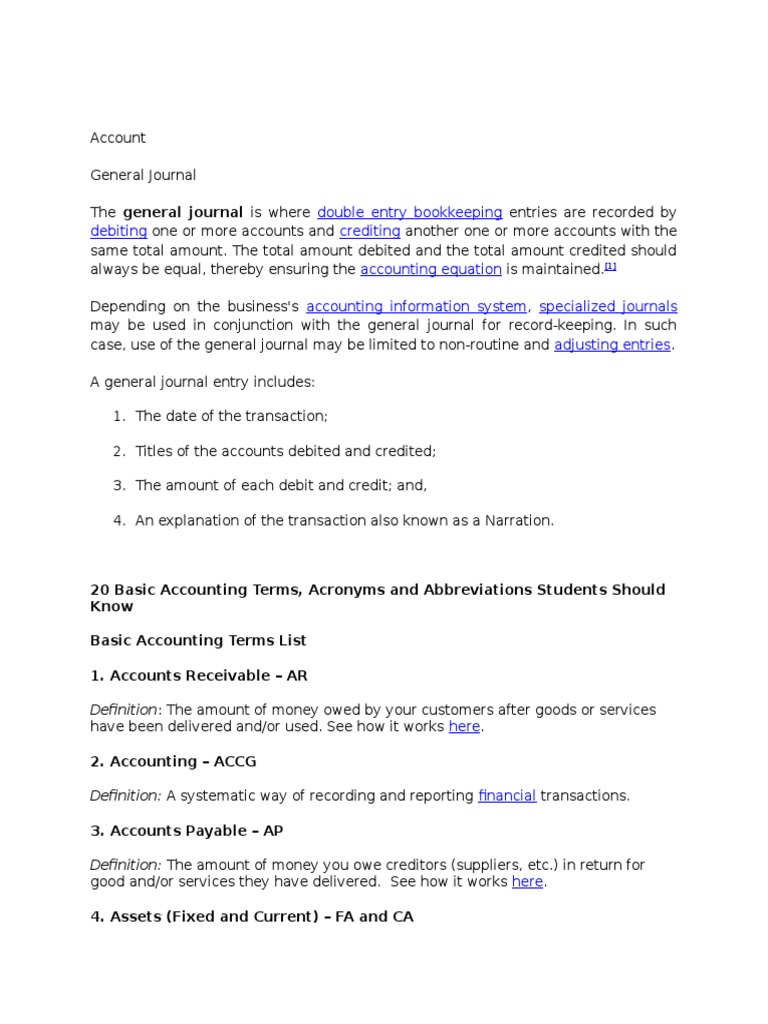Double Entry Bookkeeping Debiting Crediting Accounting Equation