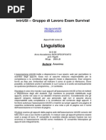 Appunti Di Linguistica