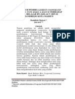 1 - Ibadullah Dan Juwarti - Pengaruh Pembelajaran Cooperatif Learning Type Make THD Hasil Belajar IPA - 0 PDF