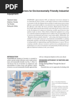 Motors and Inverters For Environmentally Friendly Industrial Equipment