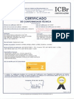 Certificado Inmetro Eccofibras