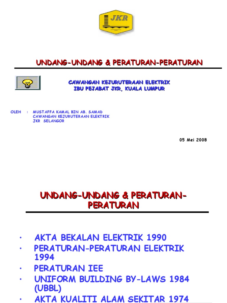 AKTA BEKALAN ELEKTRIK 1994.ppt